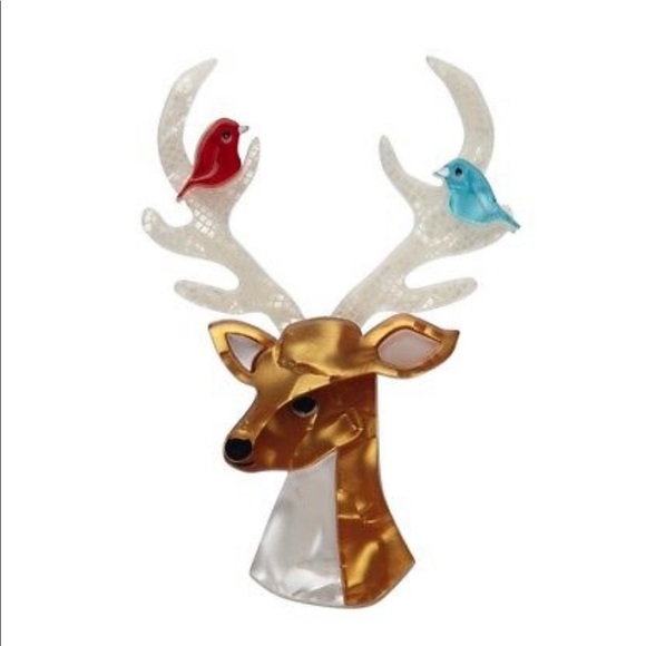 Erstwilder Jewelry - Erstwilder brooch - kind hearted Keresh